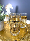 TREND HOME ORIENT Set de 12 verres doré