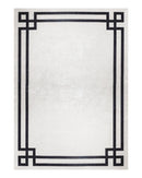 BELLA TAPIS VERSACE Blanc et Noir Tapis lavable antidérapant et antibactérien- Bella-Home: art de la table, verrerie, trousseau de mariée, décoration